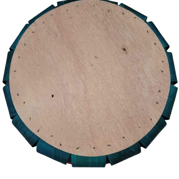 NWT Vintage 2003 Green and Red Let It Snow Bushel Basket - Picture 6 of 6